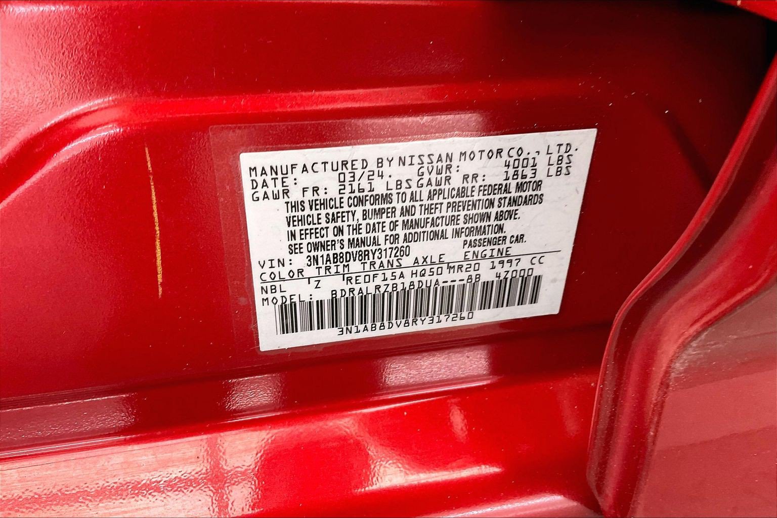 Used 2024 Nissan Sentra SR FWD image 34