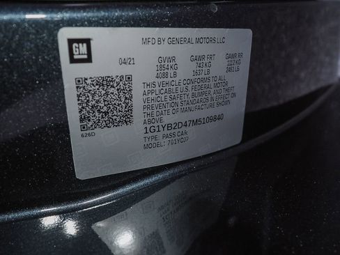 Certified 2021 Chevrolet Corvette Stingray Preferred Cpe w/ Z51 Performance Package image 44