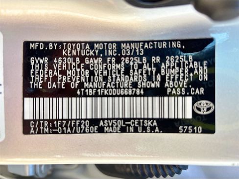 Used 2013 Toyota Camry SE FWD image 30