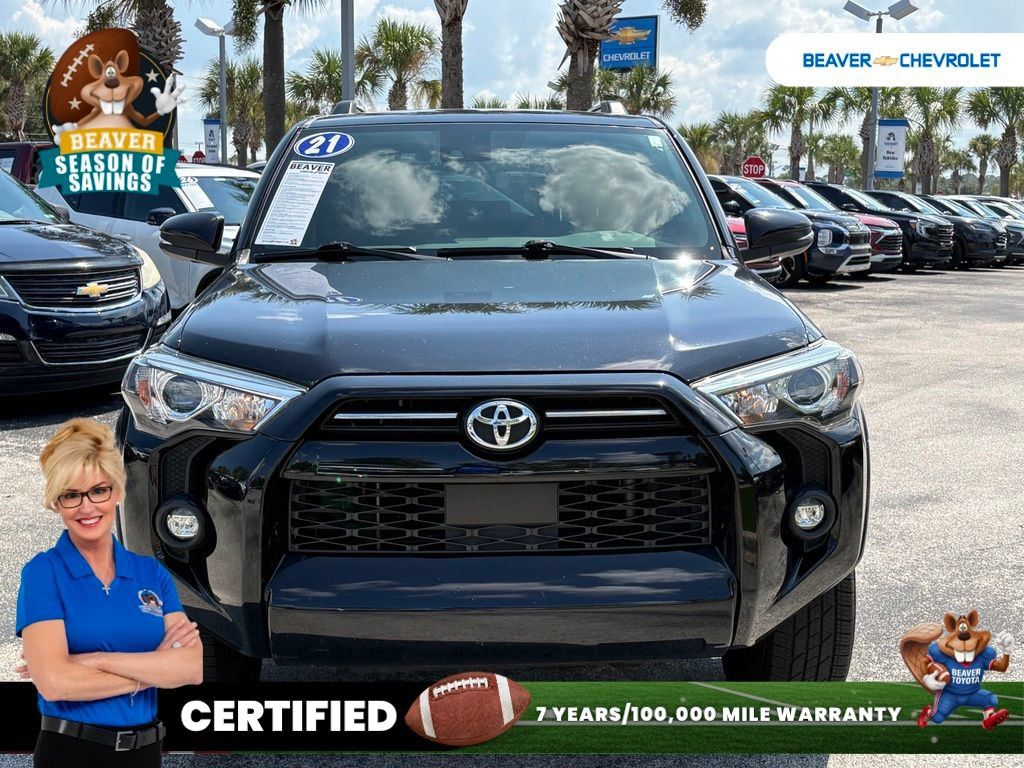 Used 2021 Toyota 4Runner SR5 Premium w/ Moonroof Package AWD/4WD image 3