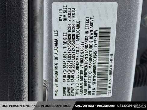 Used 2021 Honda Pilot Touring image 34