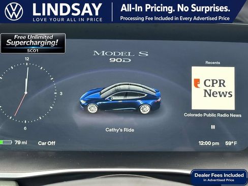 Used 2016 Tesla Model S 90D AWD/4WD image 26
