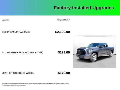 Used 2023 Toyota Tundra SR5 w/ SR5 Premium Package AWD/4WD image 4
