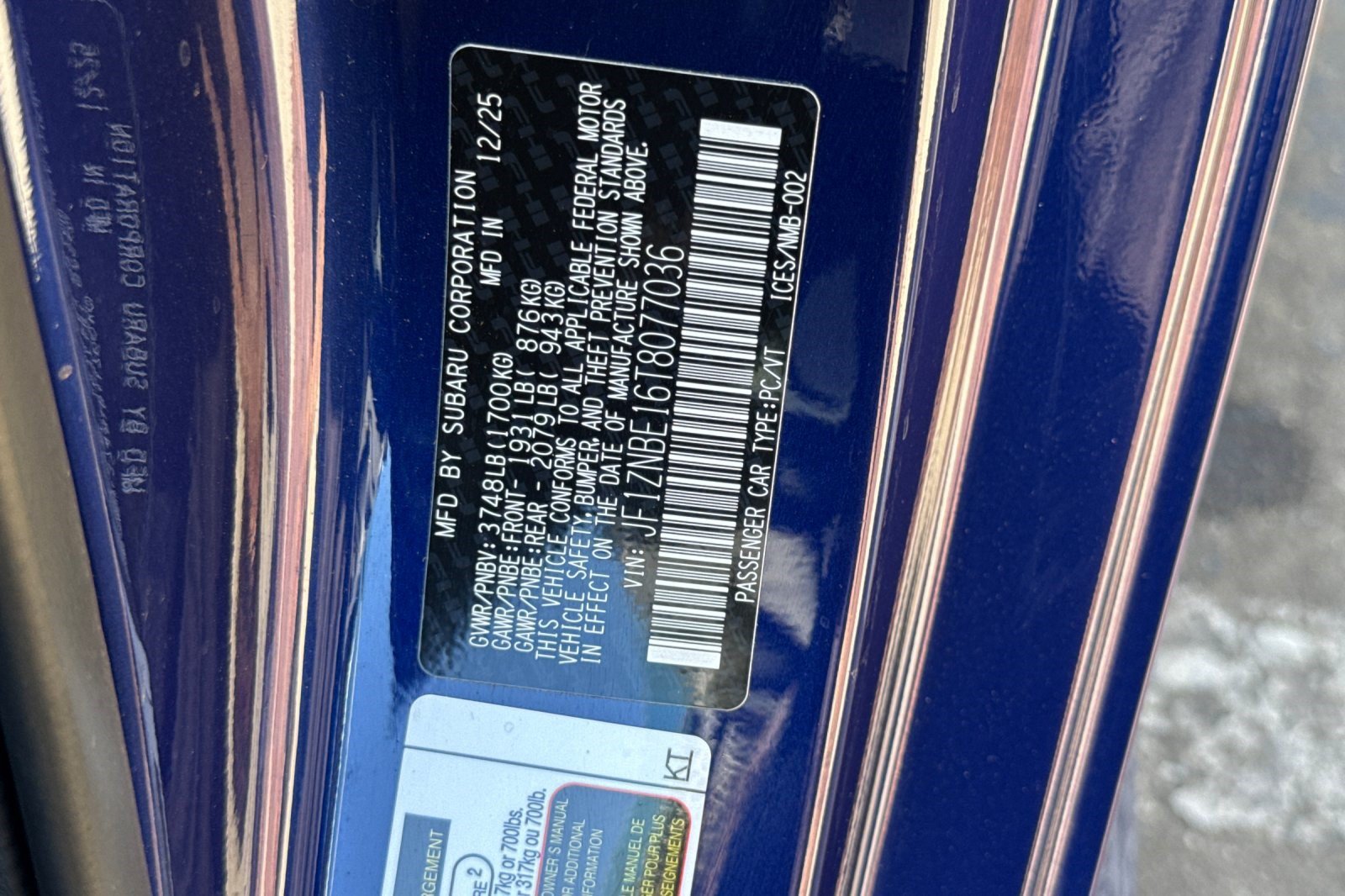 Used 2026 Toyota GR86 Premium w/ ALL Weather Mat Package (TMS) RWD image 40
