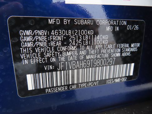 New 2026 Subaru WRX Premium AWD/4WD image 27