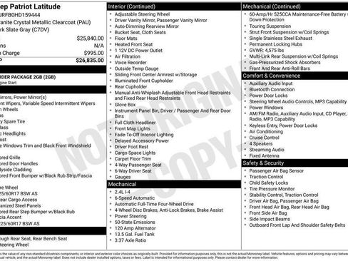Used 2017 Jeep Patriot Latitude image 2