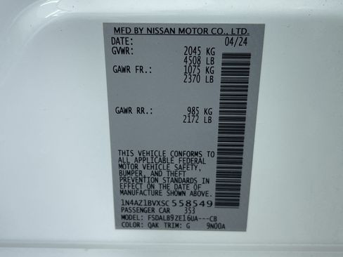 Certified 2025 Nissan Leaf S FWD image 12