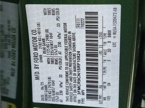 New 2025 Ford Bronco Sport Outer Banks w/ Sasquatch Outer Banks Package image 33