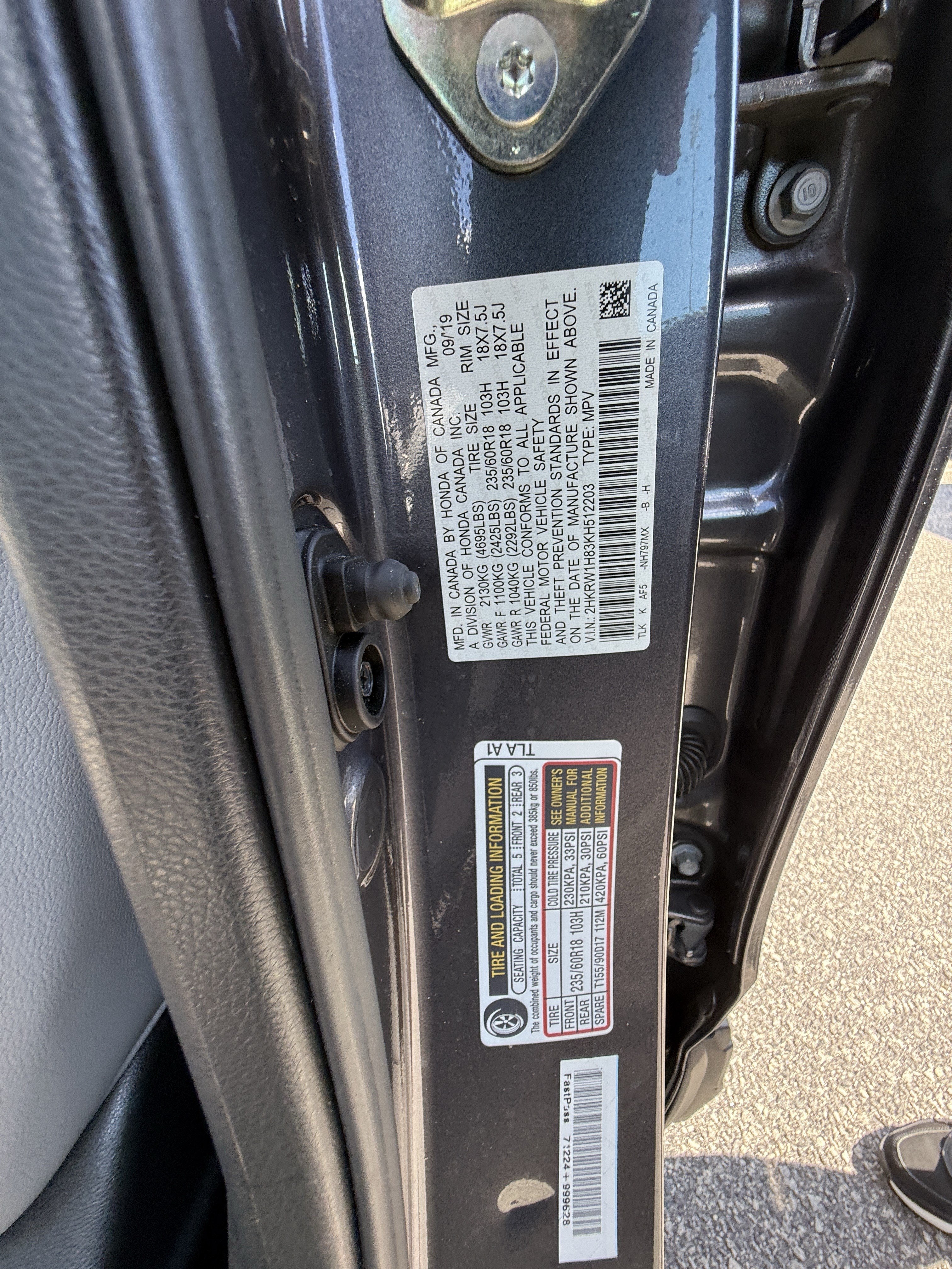 Certified 2019 Honda CR-V EX-L image 37