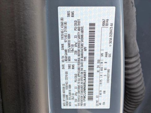 Certified 2024 Ford Escape ST-Line w/ Tech Pack #1 image 15