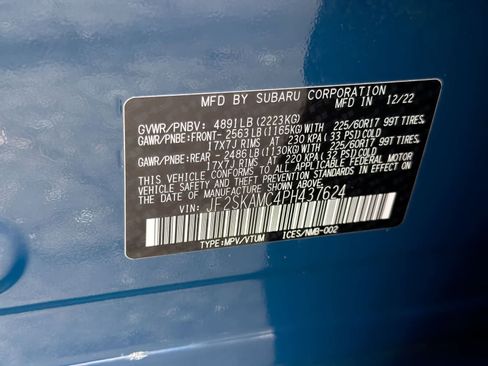 Certified 2023 Subaru Forester Wilderness AWD/4WD image 39