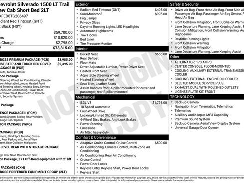 Used 2026 Chevrolet Silverado 1500 LT Trail Boss w/ LT Trail Boss Premium Package AWD/4WD image 14