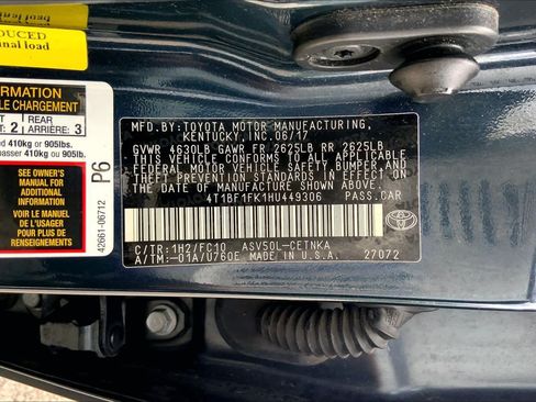 Used 2017 Toyota Camry LE FWD image 36