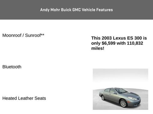 Used 2003 Lexus ES 330 image 4