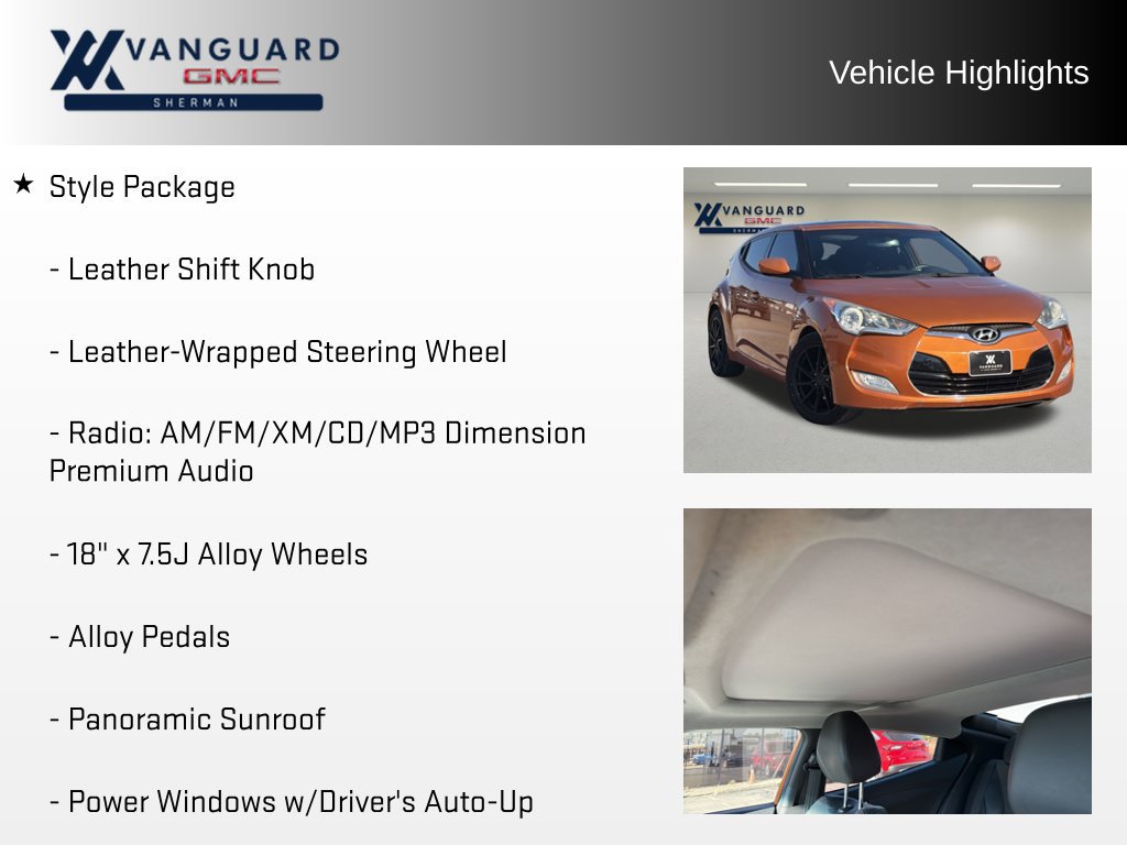 Used 2013 Hyundai Veloster w/ Style Pkg FWD image 21