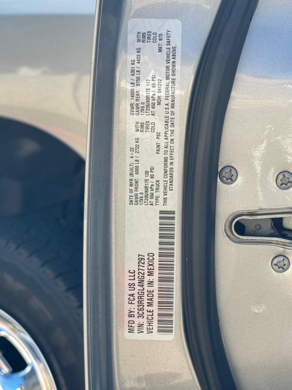Used 2022 RAM 3500 Tradesman AWD/4WD image 50