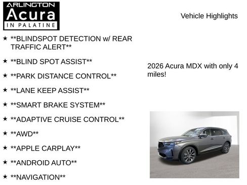 New 2026 Acura MDX SH-AWD w/ Technology Package image 7