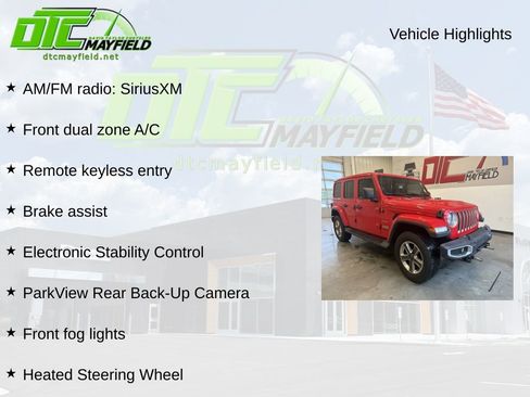 Used 2020 Jeep Wrangler Unlimited Sahara w/ Cold Weather Group AWD/4WD image 6