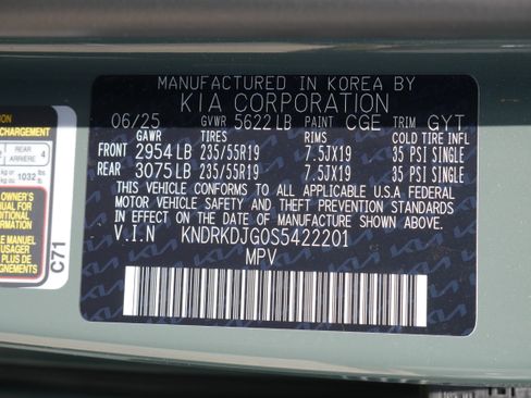 Certified 2025 Kia Sorento SX Prestige AWD/4WD image 40