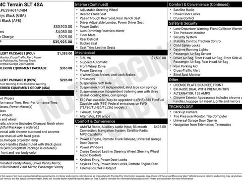 Used 2017 GMC Terrain SLT w/ Driver Alert Package I FWD image 3