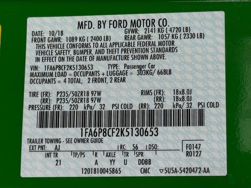 Used 2019 Ford Mustang GT RWD image 79