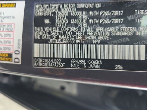 Used 2016 Toyota 4Runner SR5 Premium AWD/4WD image 39