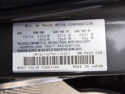 Used 2017 MAZDA MAZDA6 Grand Touring image 29