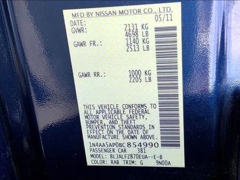 Used 2011 Nissan Maxima 3.5 SV w/ Sport Pkg image 30