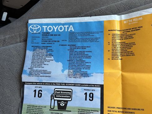 Used 2003 Toyota Tacoma 4x4 Double Cab image 30