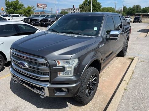Used 2015 Ford F150 Platinum w/ Trailer Tow Package AWD/4WD image 2