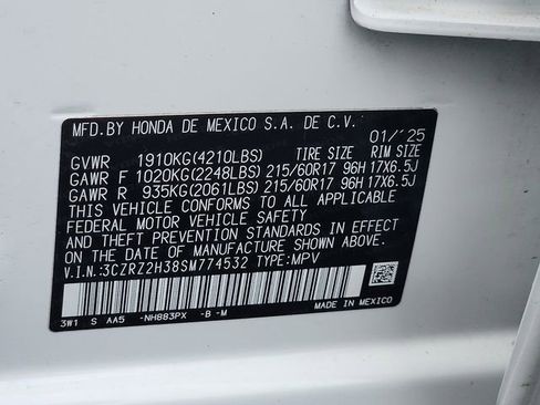Used 2025 Honda HR-V LX image 27