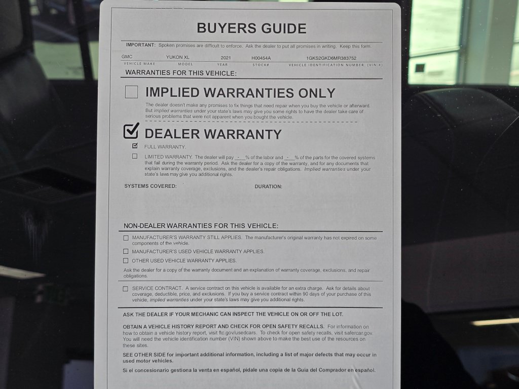 Used 2021 GMC Yukon XL SLT w/ SLT Premium Package AWD/4WD image 47