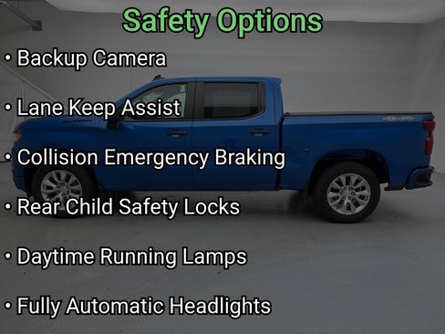 Certified 2023 Chevrolet Silverado 1500 Custom w/ LPO, Dark Essentials Package image 8