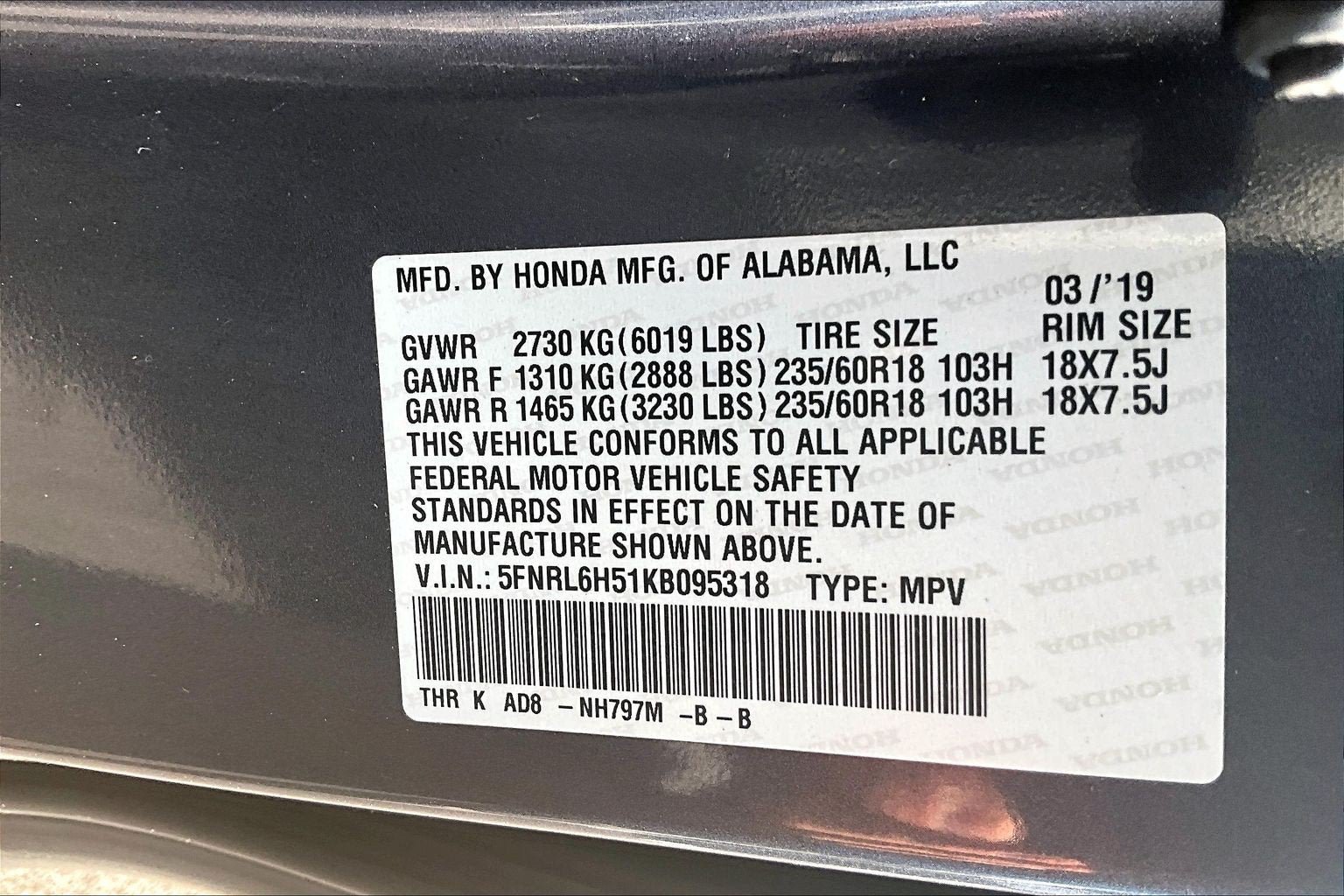 Used 2019 Honda Odyssey EX image 29