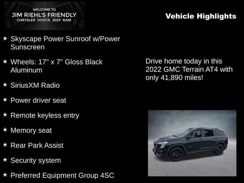 Used 2022 GMC Terrain AT4 AWD/4WD image 5