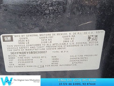 Used 2011 Cadillac SRX Luxury image 22