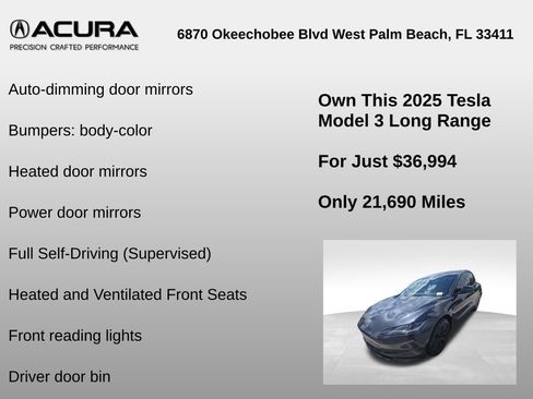 Used 2025 Tesla Model 3 Long Range AWD/4WD image 36
