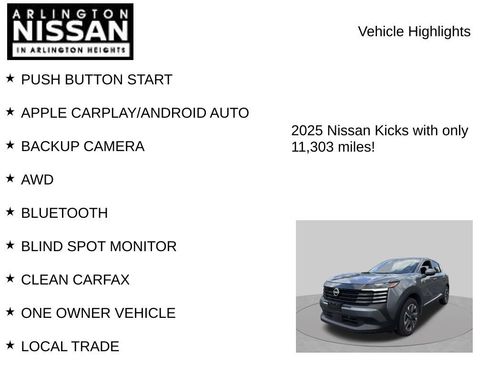 Used 2025 Nissan Kicks SV AWD/4WD image 7