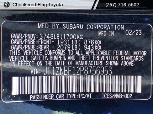 Used 2023 Toyota GR86 Premium w/ ALL Weather Mat Package (TMS) RWD image 18