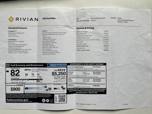 Used 2024 Rivian R1S Adventure AWD/4WD image 5