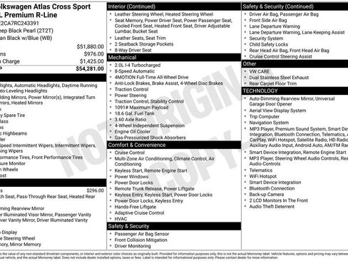 Used 2024 Volkswagen Atlas Cross Sport SEL Premium R-Line AWD/4WD image 26