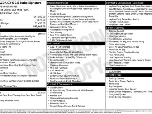 Certified 2025 MAZDA CX-5 Signature image 28