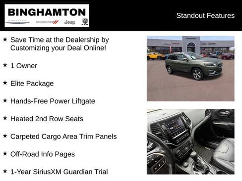 Used 2021 Jeep Cherokee Limited w/ Elite Package AWD/4WD image 5