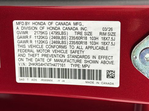 New 2026 Honda CR-V EX-L image 21