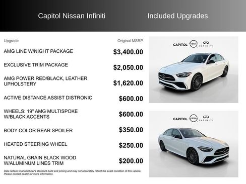 Used 2024 Mercedes-Benz C 300 4MATIC Sedan w/ AMG Line w/ Night Package image 9