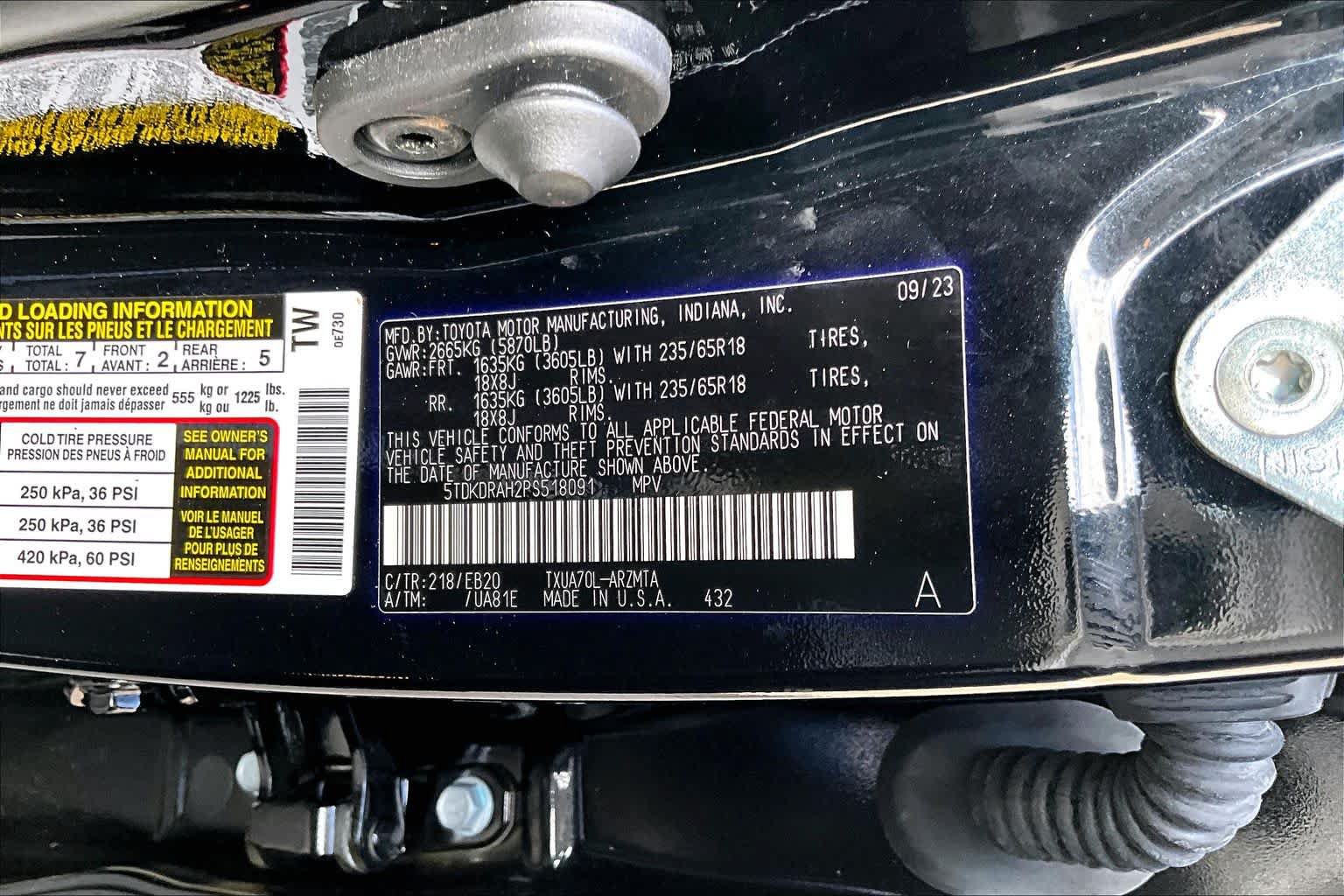 Used 2023 Toyota Highlander XLE FWD image 34