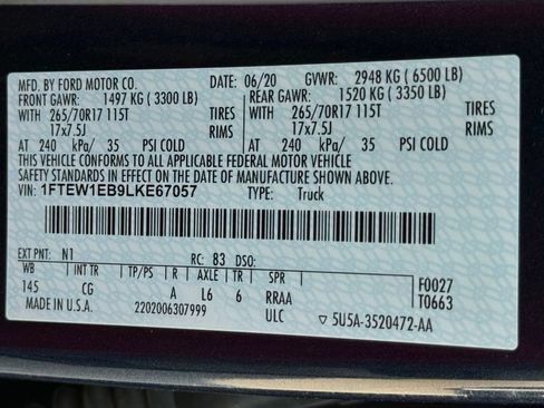 Used 2020 Ford F150 XL w/ XL Power Equipment Group AWD/4WD image 41