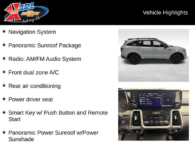 Used 2023 Kia Sorento S w/ Panoramic Sunroof Package AWD/4WD image 2