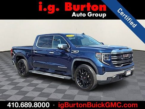 Certified 2023 GMC Sierra 1500 SLT w/ SLT Premium Package AWD/4WD image 1