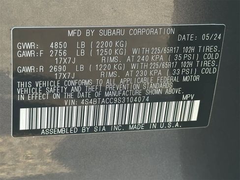 Used 2025 Subaru Outback Premium image 24